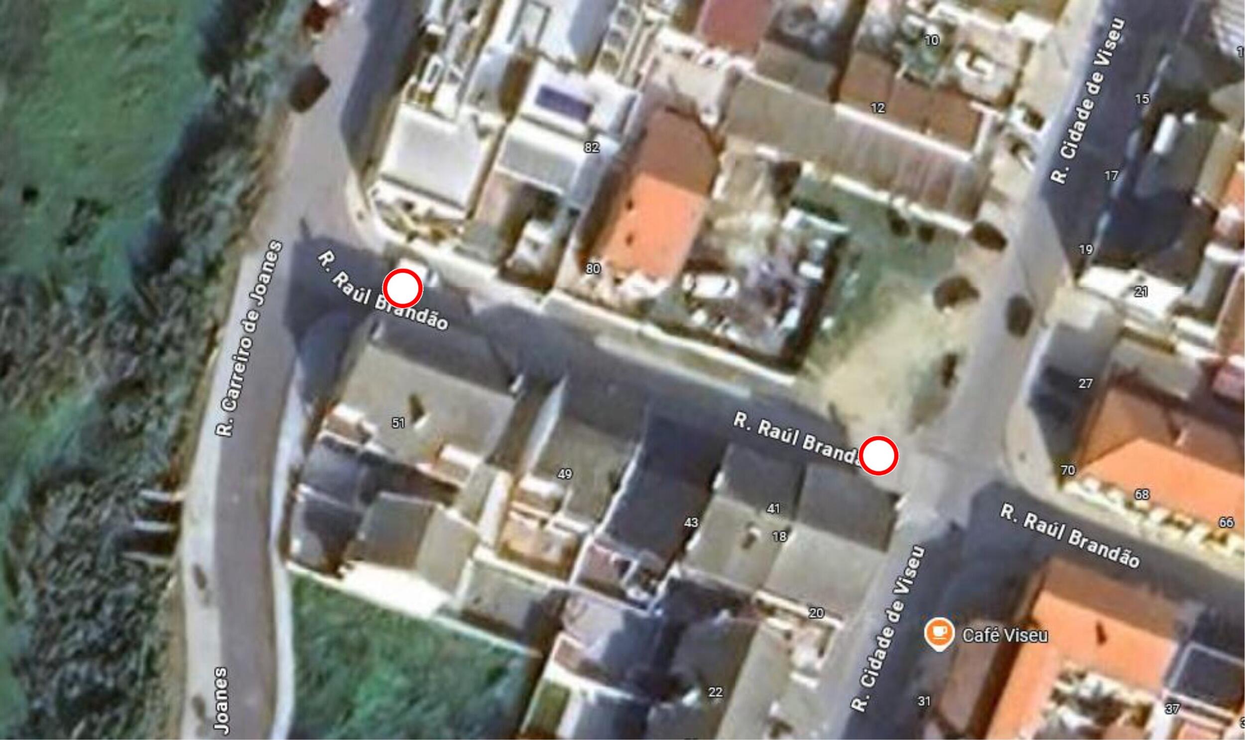 SMAS - Corte de trânsito na Rua Raúl Brandão - Freguesia de Peniche