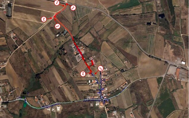 SMAS - Trabalhos na via pública - Empreitada de Pavimentação da Rua António Noivo, Rua das Bandur...