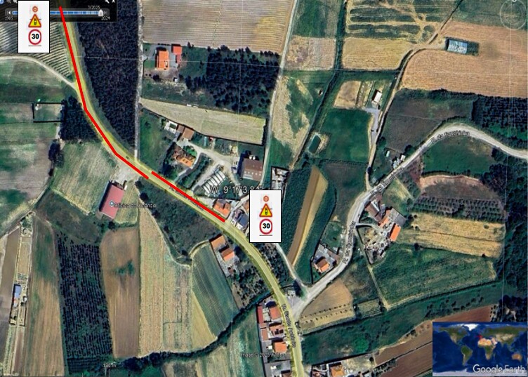 SMAS - Trabalhos na via pública na Rua Sto António, Bolhos - Freguesia de Atouguia da Baleia