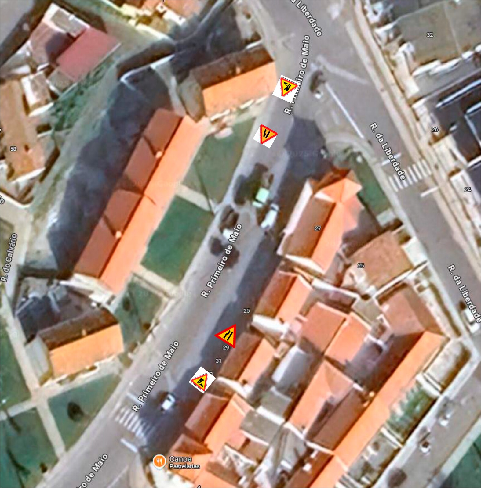 SMAS - Corte de trânsito na Rua 1º de Maio - Freguesia de Peniche