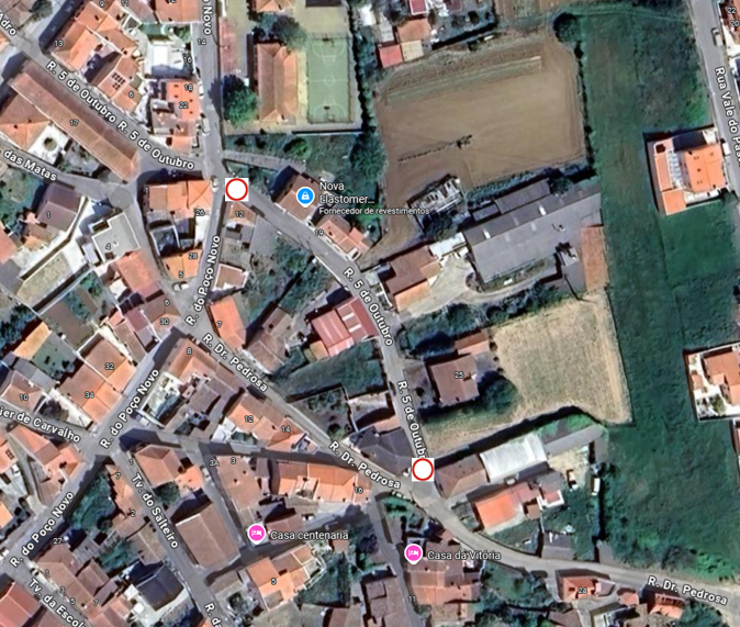 SMAS - Corte de trânsito na Rua 5 de Outubro- Serra d'El Rei